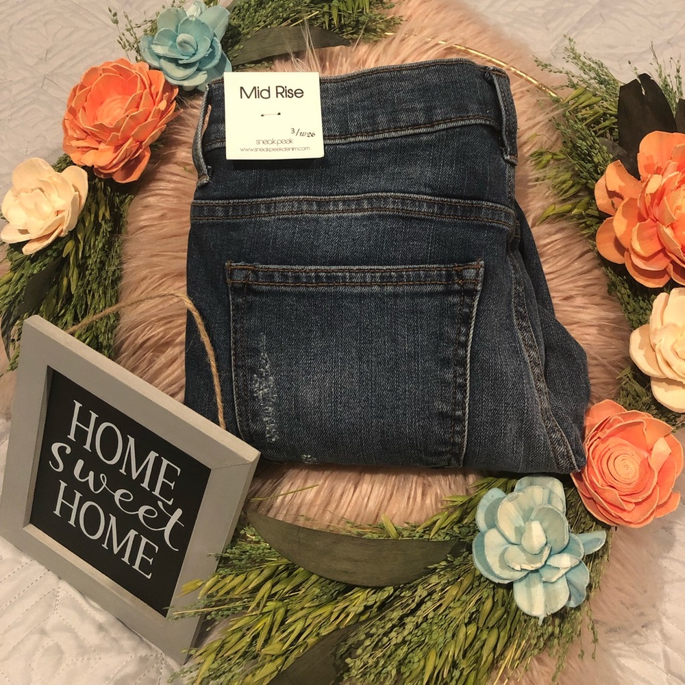 Sneak peek jeans size 3